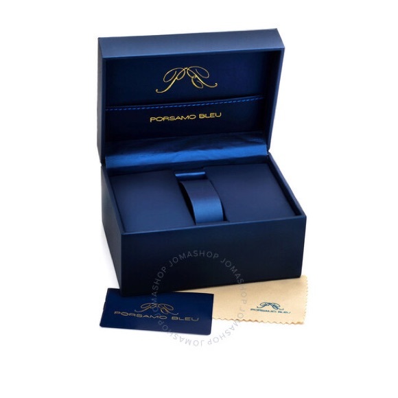 NWT Porsamo Bleu Karla Quartz Blue Dial Ladies Watch - Picture 3 of 13